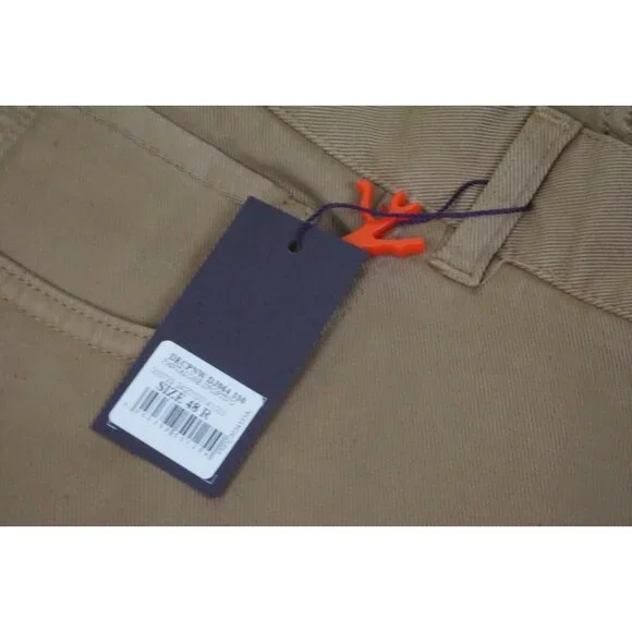 Isaia Sportivo Khaki Brown Twill Cotton Blend Pants Sz 48R BRAND NEW W TAGS